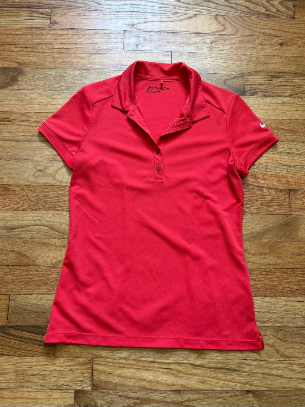 Nike Women’s Red Polo Crop Top